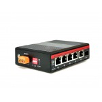 Gigabit Industrial Ai PoE Switch 6 Port (4 PoE + 1 GE + SFP)  เครื่องเปล่า