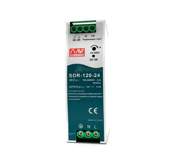 SDR-120-24 Rail Type Switching Power Supply 24V (5A) 120W