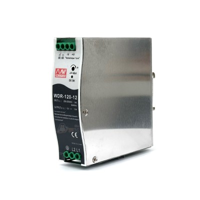 WDR-120-12 Rail Type Switching Power Supply 12V (120W) รองรับไฟ AC380V