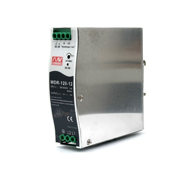 WDR-120-12 Rail Type Switching Power Supply 12V (120W) รองรับไฟ AC380V