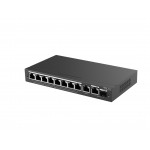 Reyee RG-ES210G-P | Full Gigabit Smart Cloud Managed PoE Switch 10 Port