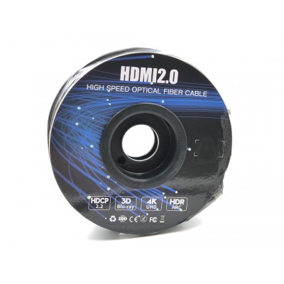 สายไฟเบอร์ออปติก HDMI 4K 60Hz Version 2.0 (AOC) ยาว 50 เมตร