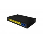 Fast Ethernet POE 8 Port 10/100 + 2 Uplink | hasivo S1100P-8F-2F-SE