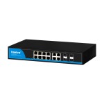 Full Gigabit 4SFP (Combo) +8 GE POE Switch