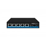 2.5G Hybrid POE Switch 5 Port + 10G SFP Uplink