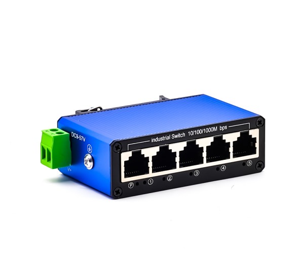 Mini Gigabit Industrial Switch 5 Port | DC 9-57V