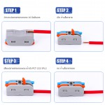 PCT-222 (SPL2) ขั้วต่อสายไฟ Wire Connector 0.08 - 0.4mm²