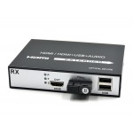 HDMI Fiber Extender 1080P (Loop Out) + USB