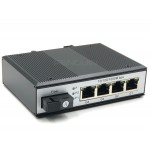 Gigabit 4 PoE Industrial + 1.25G SC Fiber 1310 (A) WDM