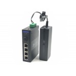 Industrial PoE 4GE + 1SFP