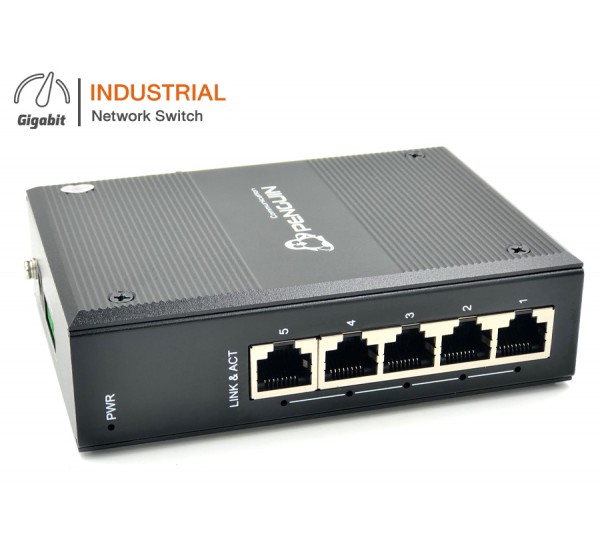 Gigabit Industrial Switch 5 Port