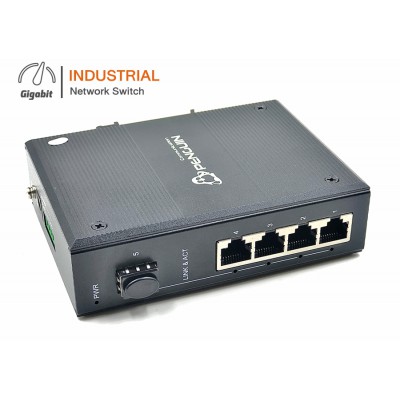 Gigabit Industrial Switch 4GE + 1SFP