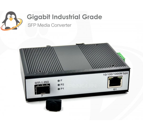 Gigabit Industrial SFP Converter (10/100/1000)