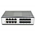 Gigabit Industrial Switch 8 GE + 8 SFP