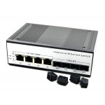 Gigabit Industrial Switch 4 GE + 4 SFP