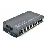 Gigabit WDM Media Converter 8 Port Lan + SC fiber 3KM
