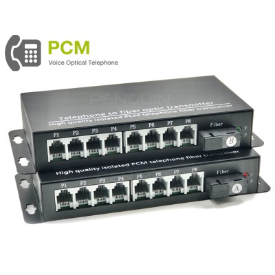 TELEPHONE VOICE OPTICAL PCM 8 CH