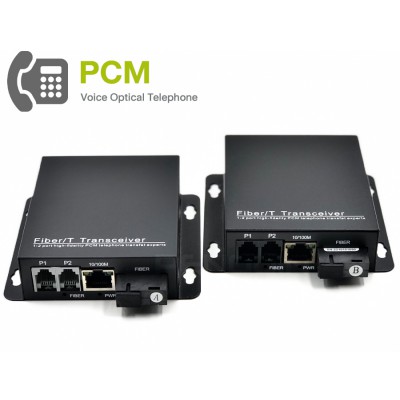 Telephone Optical PCM 2 CH + 1 LAN