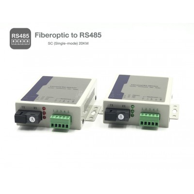 RS485 Fiber Media Converter 20KM