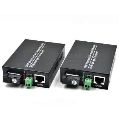 RS485 + 10/100 Optical Media Converter