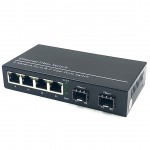 Gigabit Ethernet Switch 2 SFP + 4 GE Lan (10/100/1000)