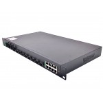 SFP Fiber Optic Switch 16 Port + 8 Gigabit Ethernet (Rack mount 1U)