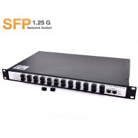 Gigabit SFP Fiber Switch 24 Port + 2 GE