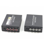 4 Chanel Audio Fiber Optic Extender (one-way) 20KM