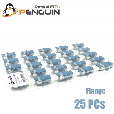 LC/UPC Duplex Adapter (Flange) 25 PCs