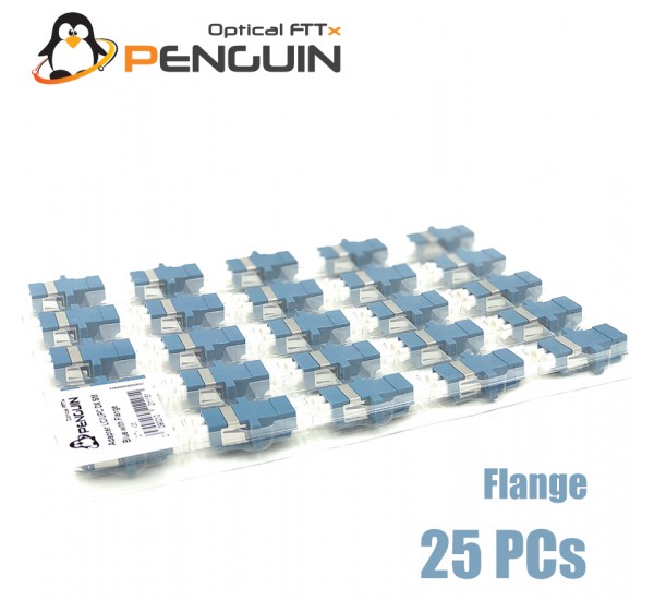 LC/UPC Duplex Adapter (Flange) 25 PCs