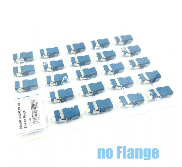 LC/UPC ADAPTER DX-SM (Blue no Flang) แพ๊ค 25 ชิ้น