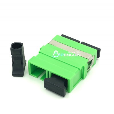 SC/APC ADAPTER DX-SM (Green no Flange)