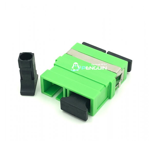 SC/APC ADAPTER DX-SM (Green no Flange)