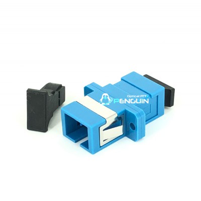 SC/UPC ADAPTER SX-SM (Blue With Flange)