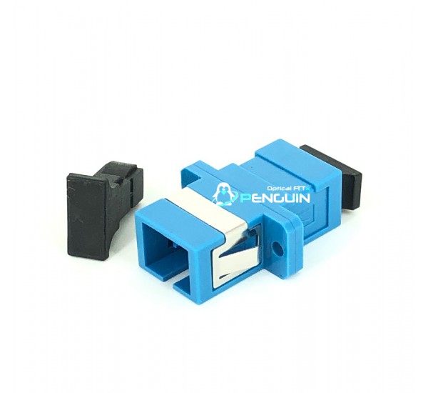 SC/UPC ADAPTER SX-SM (Blue With Flange)