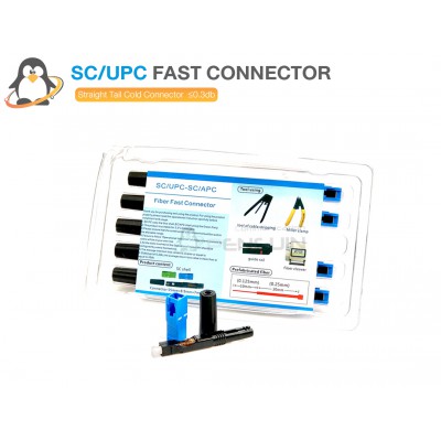 SC/UPC Fast Connector (Straight Tail) แพ็ก 10 ตัว