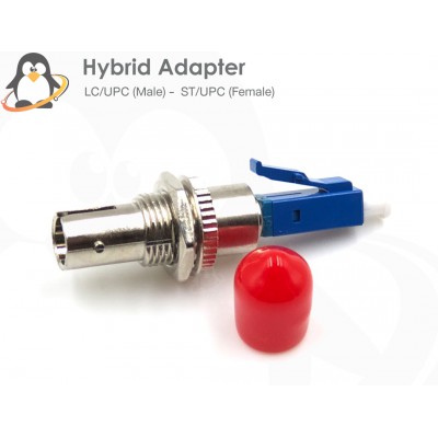 LC/UPC (Male) - ST/UPC (Female) Hybrid Adapter