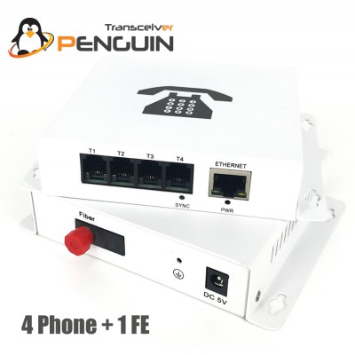 TELEPHONE OPTICAL PCM 4CH + 1 LAN