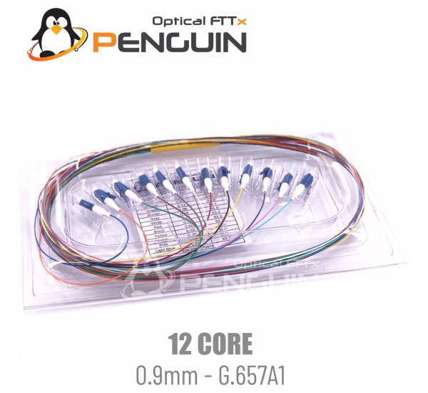 12 Core Pigtail LC/UPC 0.9mm - G.657A1
