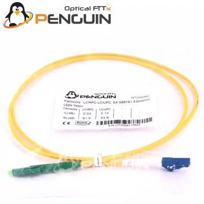 LC/APC - LC/UPC SX Patch Cord 3.0mm G.657A1-LSZH 1 เมตร