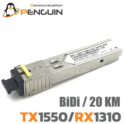 SFP 1.25G BiDi TX1550/RX1310 (SC) 20KM