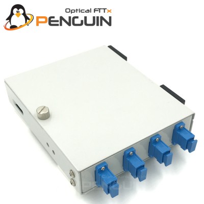 SC/UPC Wall Mount Termination Box 4 Port (METAL)