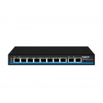 Full Gigabit Ai PoE Switch 8 Port+ 2 Uplink (120W) hasivo รุ่น S1100P-8G-2G-Ai