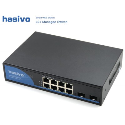 Gigabit L2 Web Manage Switch 10 Port (8 GE + 2 SFP)