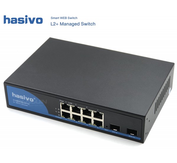 Gigabit L2 Web Manage Switch 10 Port (8 GE + 2 SFP)