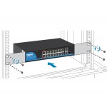 Hybrid AI PoE Switch 16 Port (100M) + 1 GE + 1 COMBO