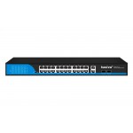 Passive PoE Switch (24V) 24 Port + 2 Gigabit Uplink (COMBO) 400W | hasivo รุ่น S5800P-24F-2TC-FB(24)