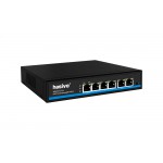 10/100 PoE Switch 4 Port + 2 Uplink (Ai, PoEDog) Hasivo รุ่น S600P-4F-2F-Ai