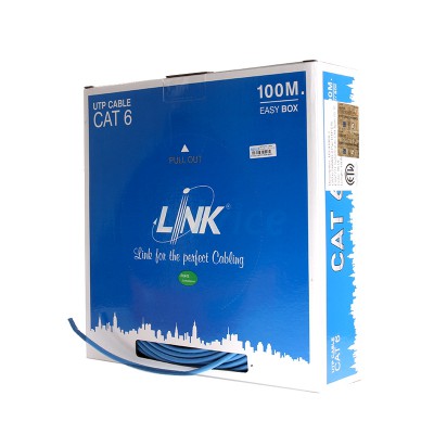 CAT6 UTP Cable (100m/Box) LINK (US-9106A-1)