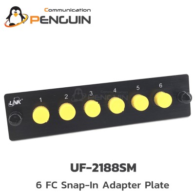 SNAP IN ADAPTER-PLATE 6 FC / SM LINK (UF-2188SM)